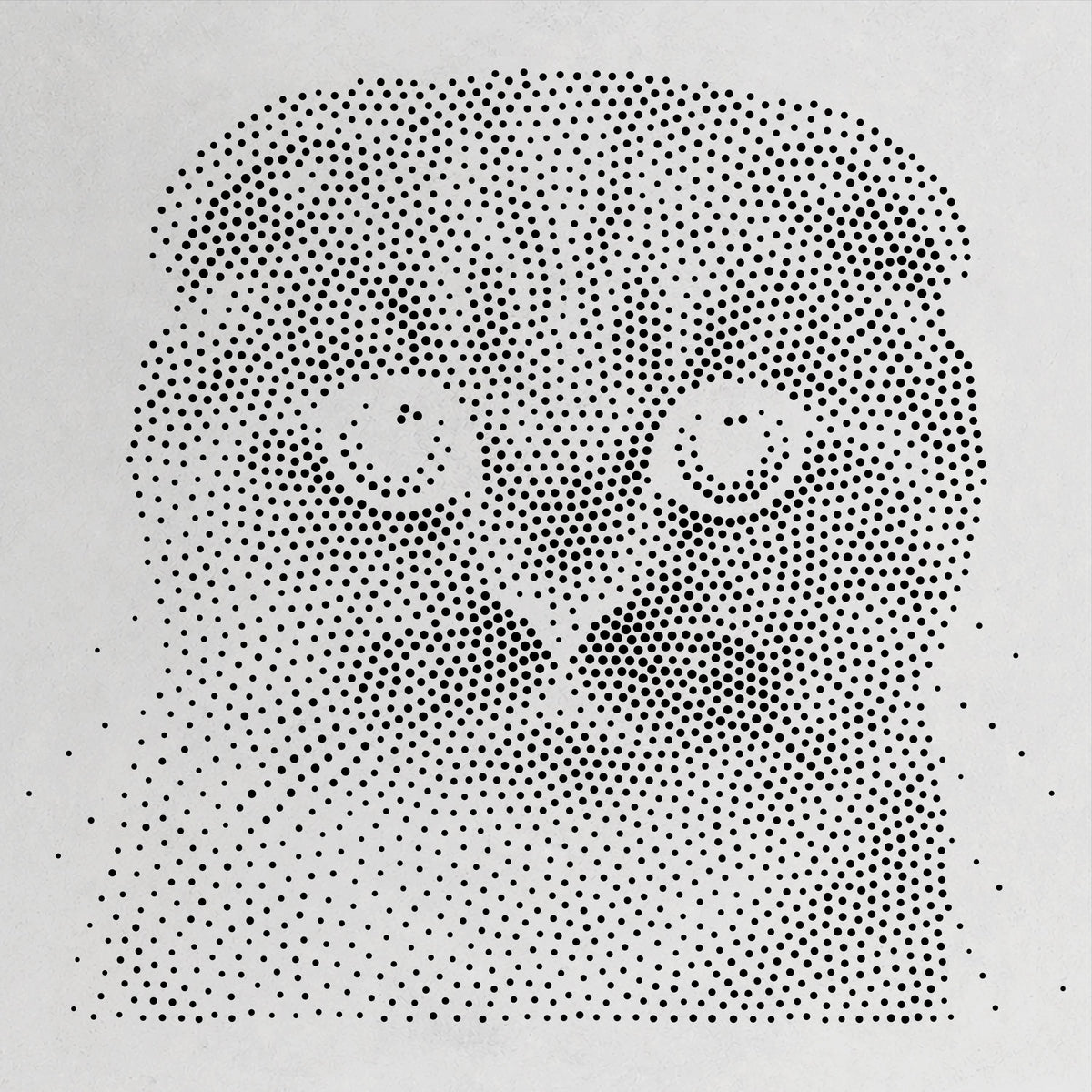 Scottish Fold Cat Stencil | Realistic Mylar Stipple Wall Art, Crafts (Large - 300mm / 12" approx)
