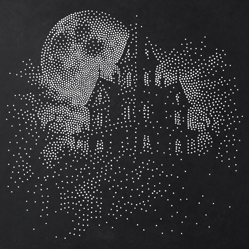 Haunted House Halloween Stencil | Realistic Horror Mylar Stipple Wall Art, Crafts (Large - 300mm / 12" approx)
