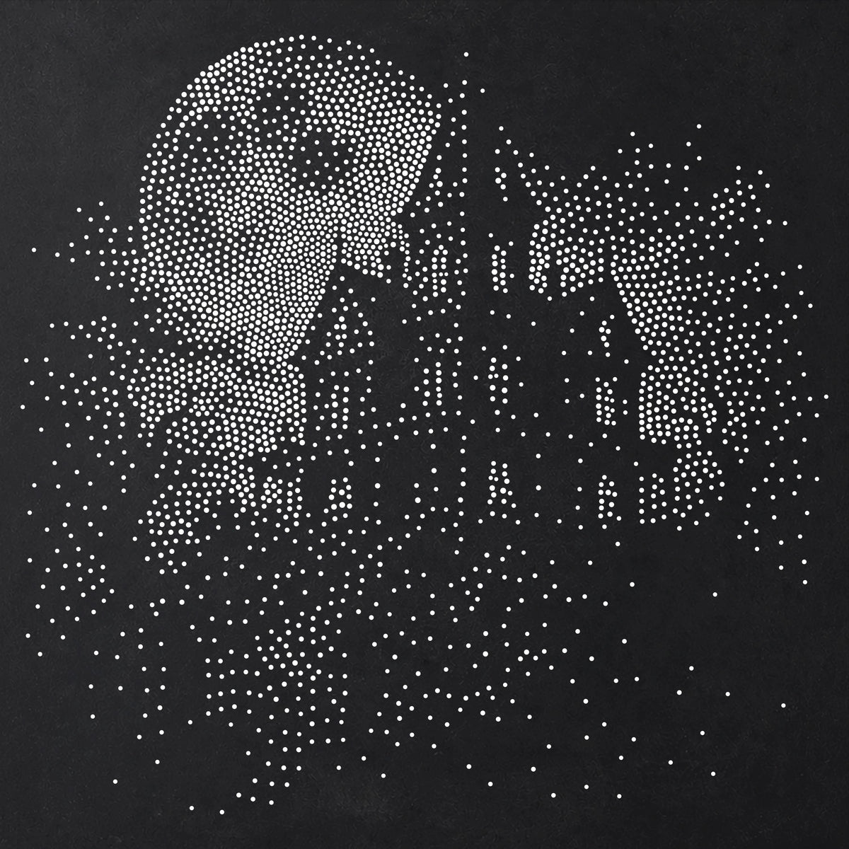 Haunted House Halloween Stencil | Realistic Horror Mylar Stipple Wall Art, Crafts (Large - 300mm / 12" approx)