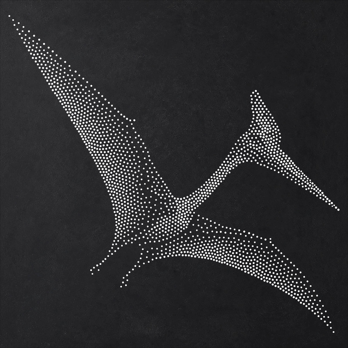 Quetzalcoatlu Pterosaur Stencil | Realistic Mylar Stipple Wall Art, Crafts (Large - 300mm / 12" approx)