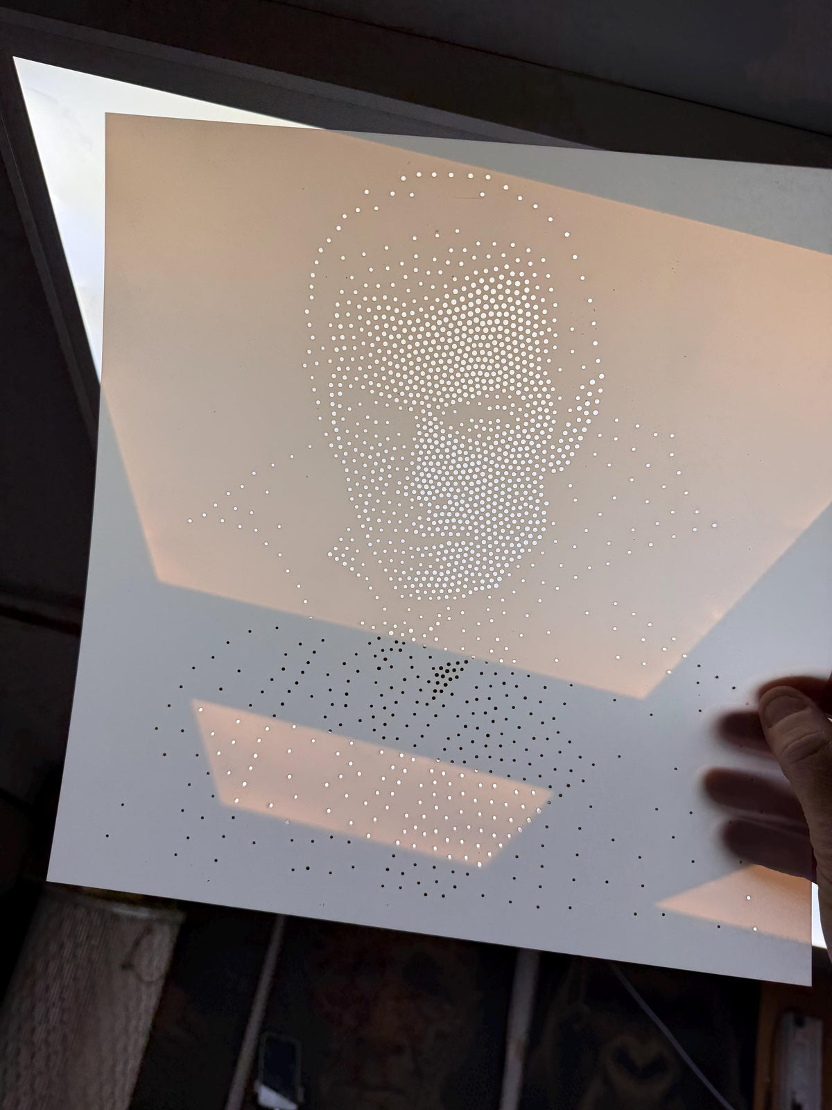 Vampire Count Dracula Halloween Stencil | Realistic Mylar Stipple Wall Art, Crafts (Large - 300mm / 12" approx)