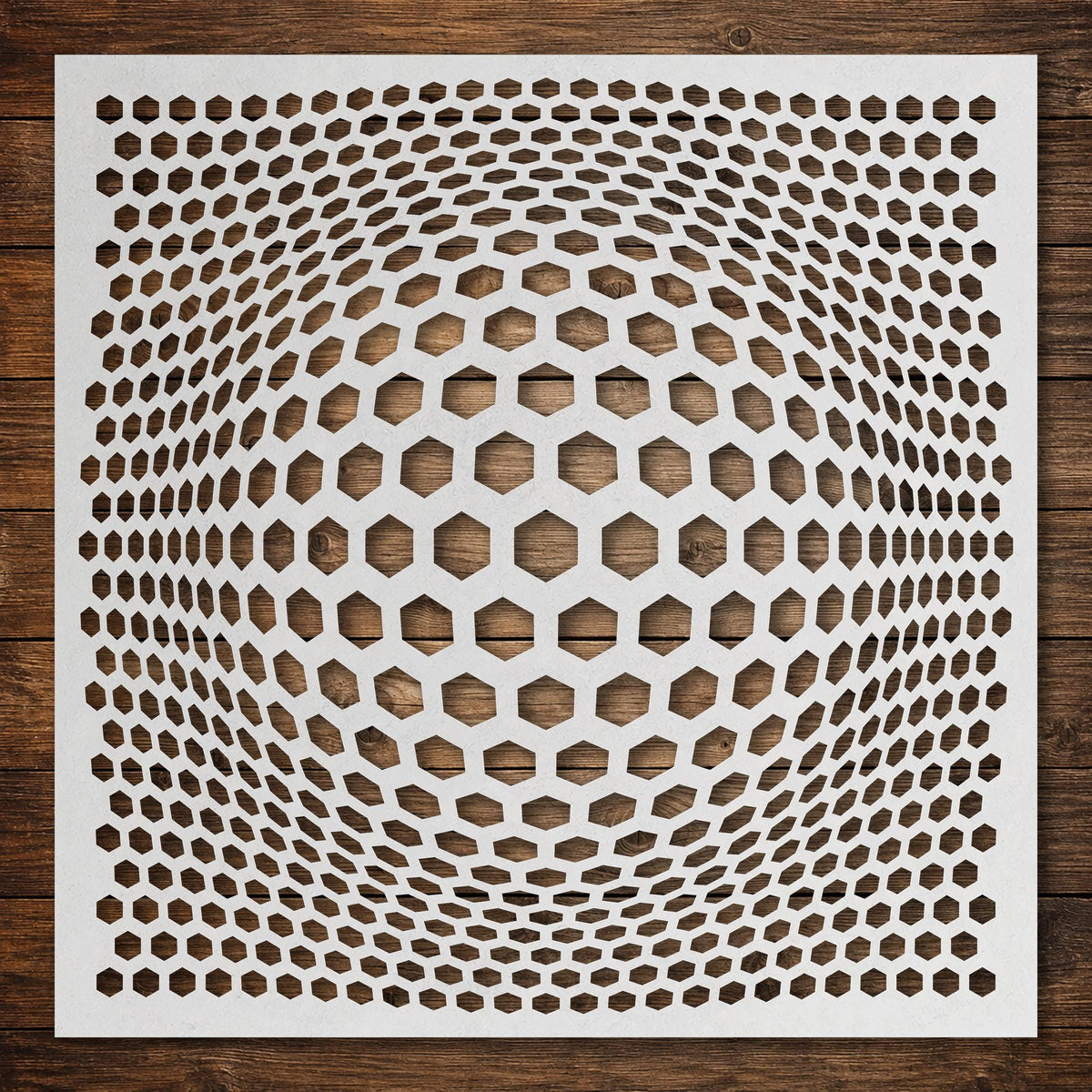 Geometric Grid #4 Stencil reusable Mylar stencil, 300 x 300 mm