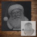 Father Christmas Stencil reusable Mylar stencil, 300 x 300 mm