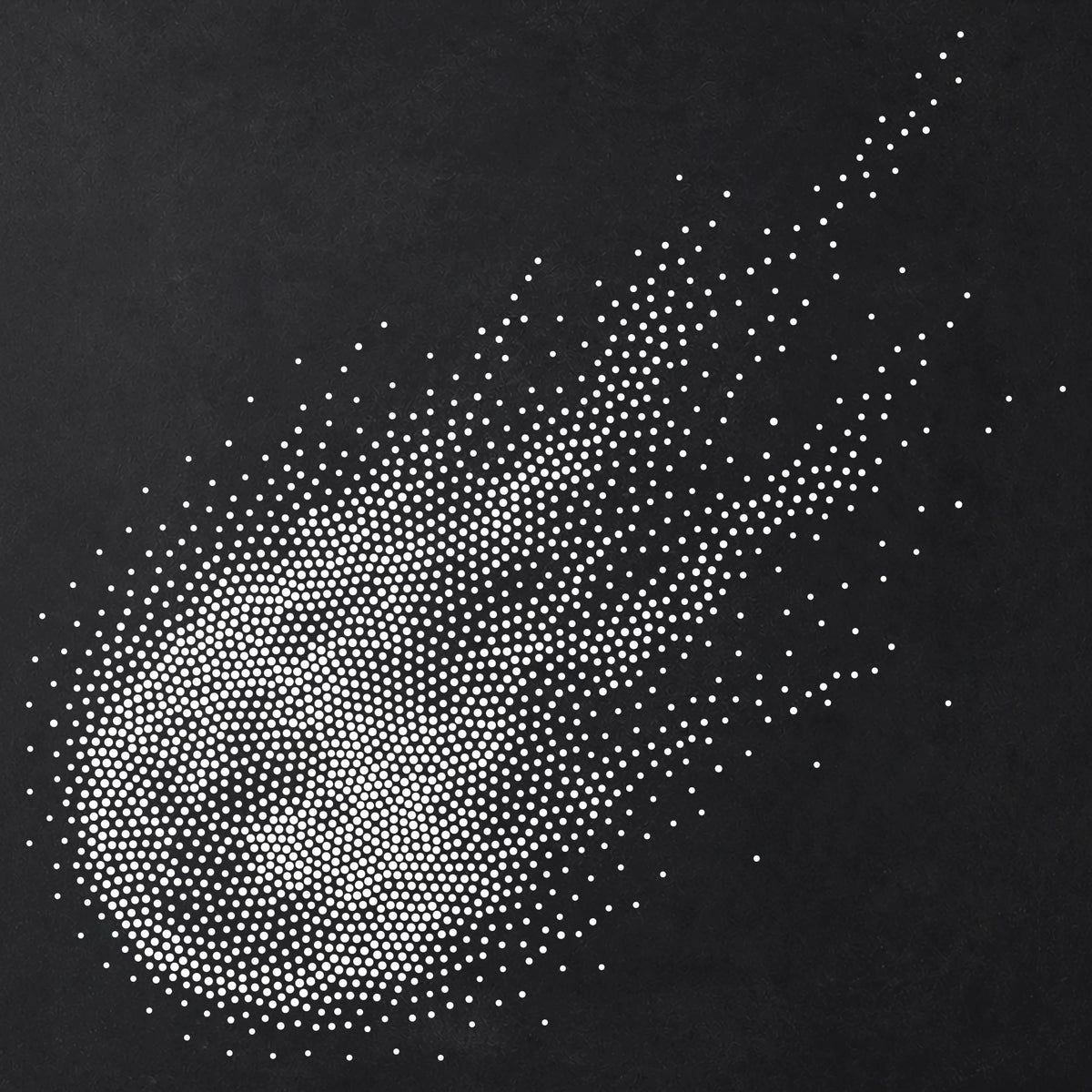 Fireball Stencil | Realistic Highly Detailed DIY Mylar Wall Art, Stipple Art Crafts (Large - 300mm / 12" approx)