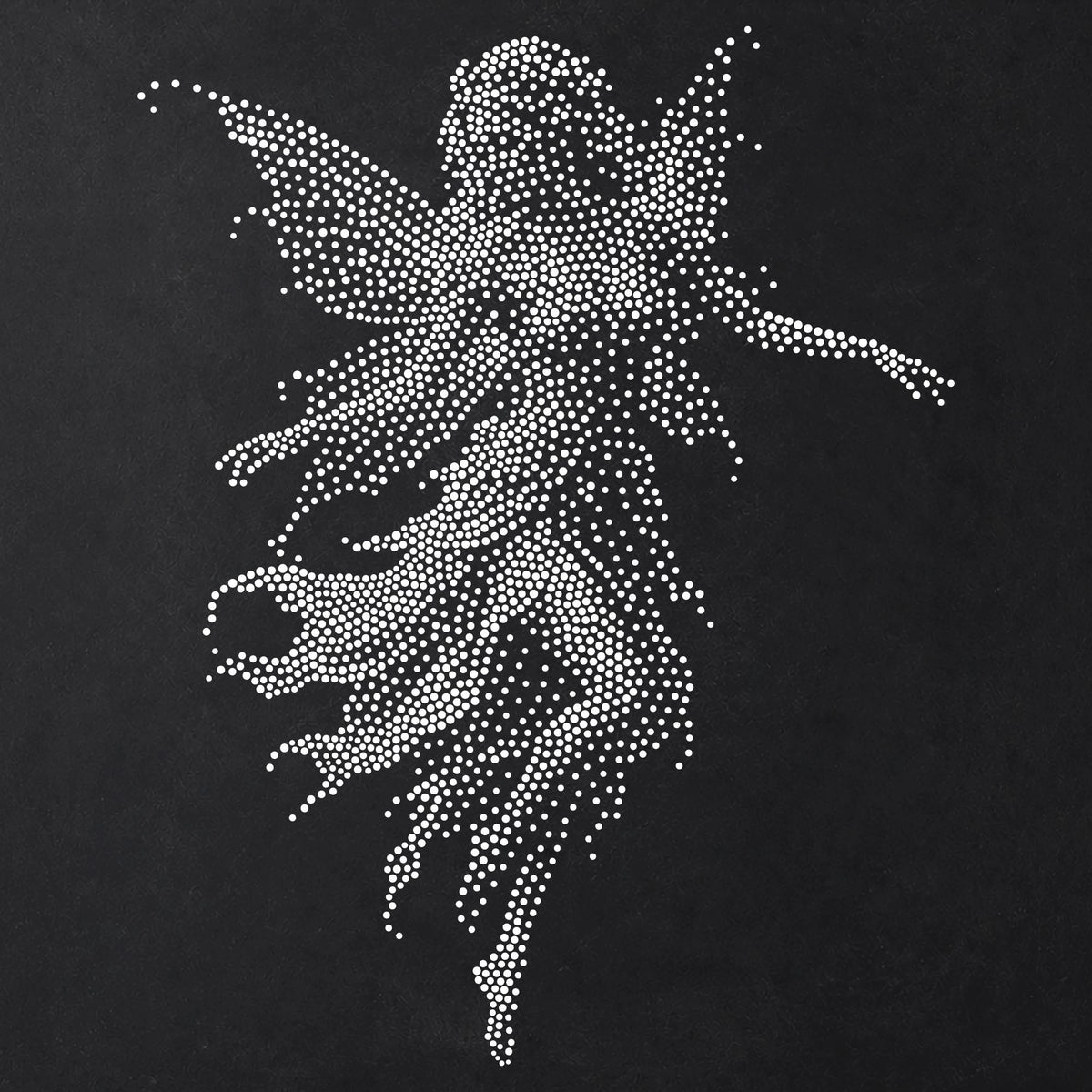 Fairy Stencil #1 | Realistic Highly Detailed DIY Mylar Fantasy Wall Art, Stipple Art Crafts (Large - 300mm / 12" approx)