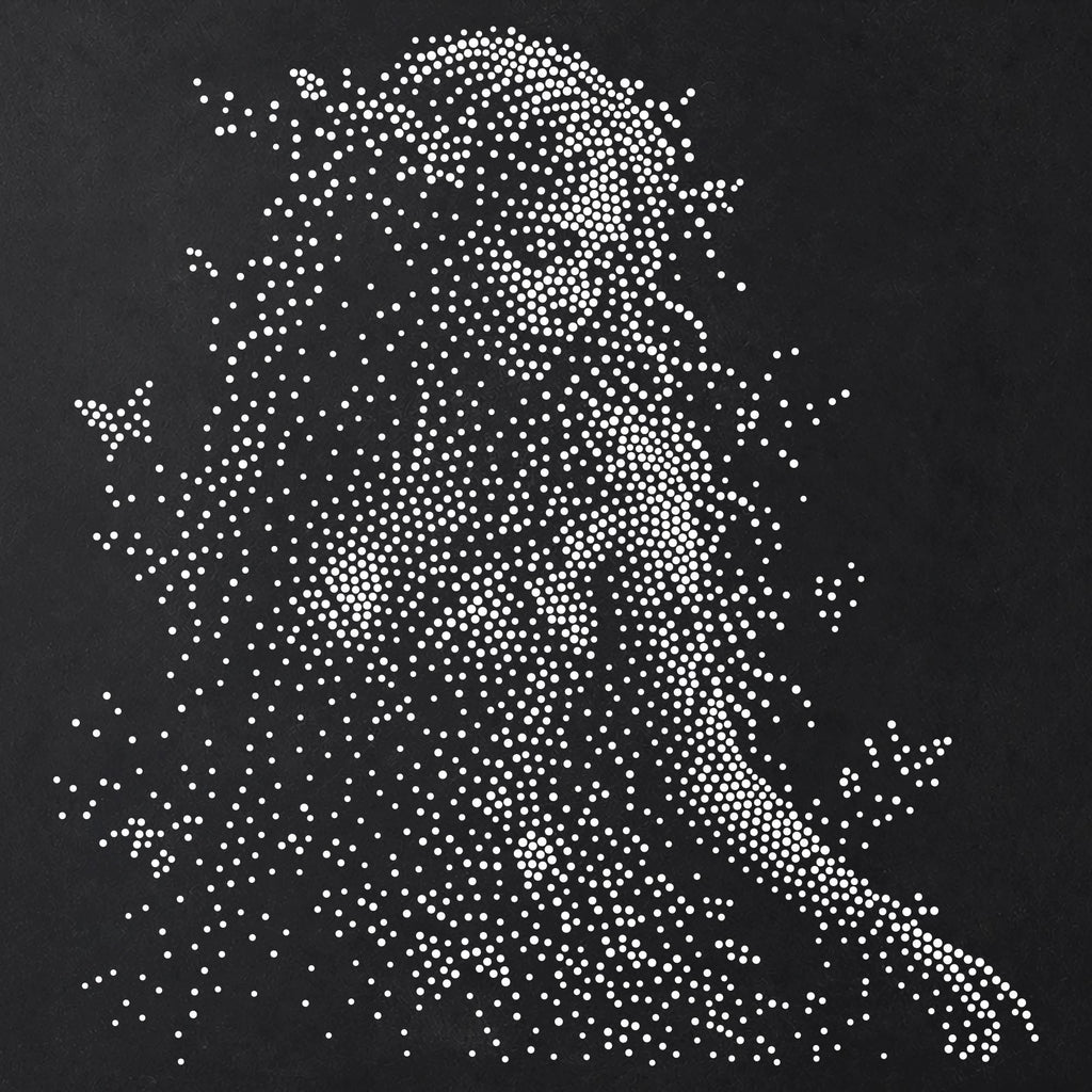 Woodland Nymph Stencil | Realistic Highly Detailed DIY Mylar Fantasy Wall Art, Stipple Art Crafts (Large - 300mm / 12" approx)