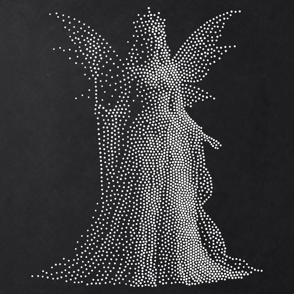 Fairy Queen Stencil | Realistic Highly Detailed DIY Mylar Fantasy Wall Art, Stipple Art Crafts (Large - 300mm / 12" approx)