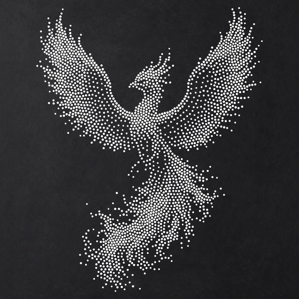 Phoenix Stencil | Realistic Highly Detailed DIY Mylar Fantasy Wall Art, Stipple Art Crafts (Large - 300mm / 12" approx)