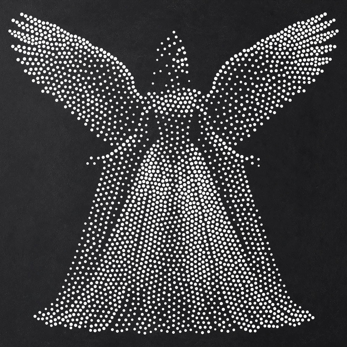 Winged Princess Stencil | Realistic Highly Detailed DIY Mylar Fantasy Wall Art, Stipple Art Crafts (Large - 300mm / 12" approx)