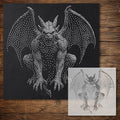 Gargoyle Stencil reusable Mylar stencil, 300 x 300 mm