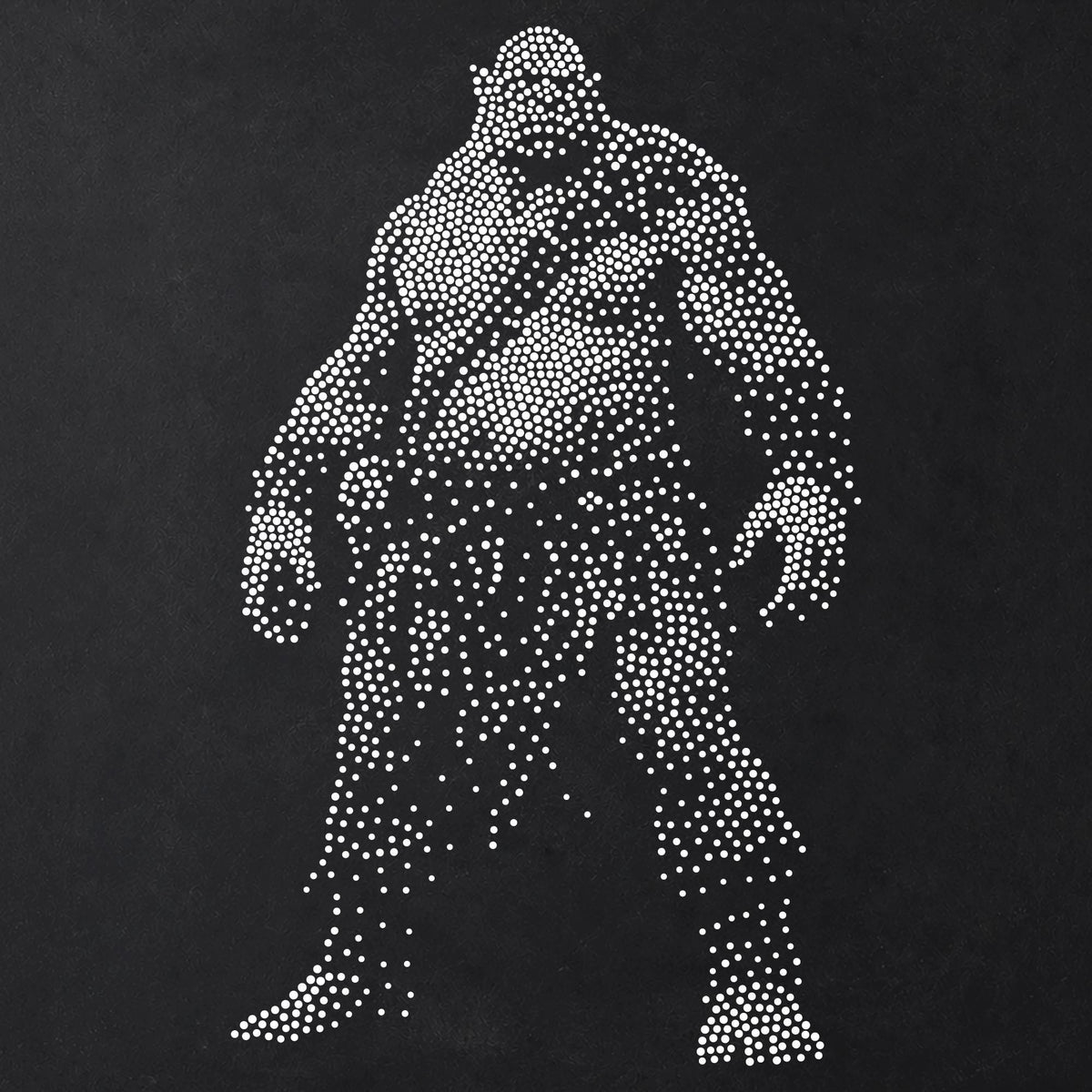 Ogre Stencil | Realistic Highly Detailed DIY Mylar Fantasy Wall Art, Stipple Art Crafts (Large - 300mm / 12" approx)