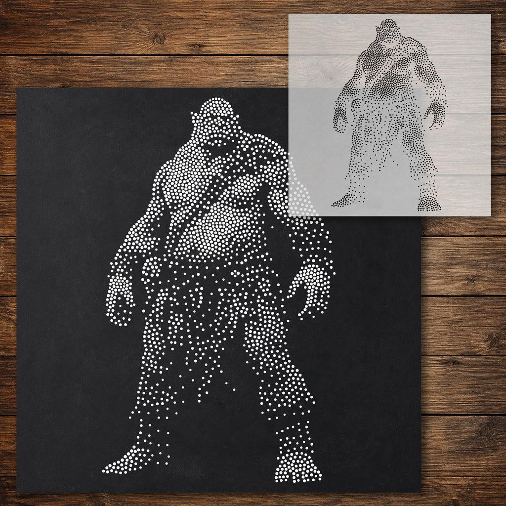 Ogre Stencil reusable Mylar stencil, 300 x 300 mm