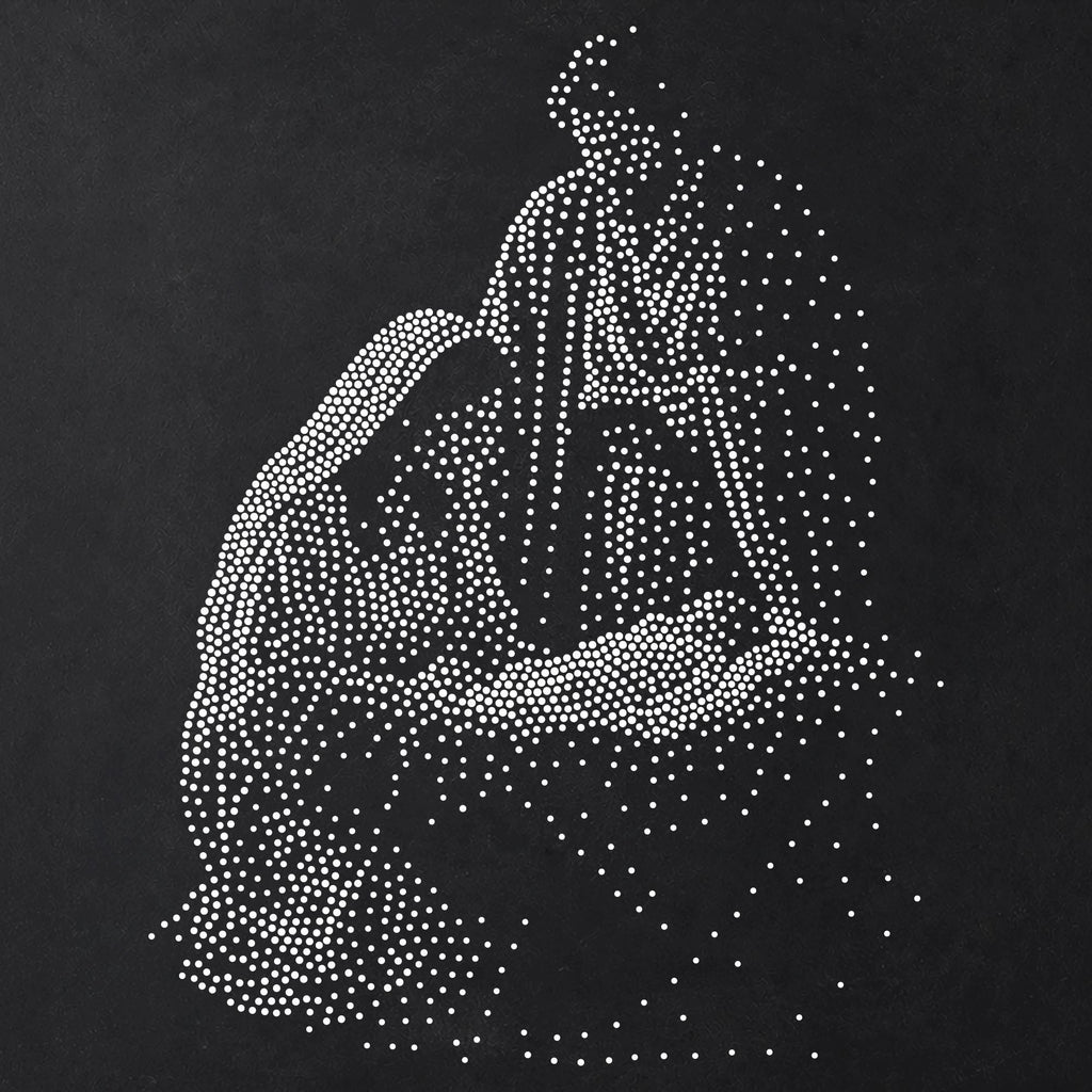 Mary Joseph Over Manger Stencil | Realistic Christmas Nativity Mylar Stipple Wall Art, Crafts (Large - 300mm / 12" approx)
