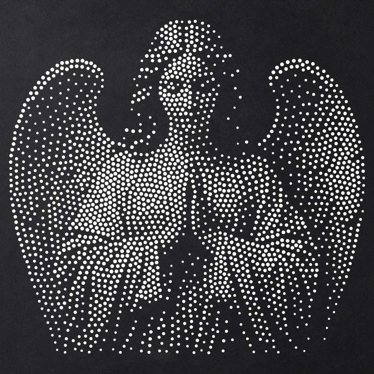 Angel in Prayer Stencil | Realistic Christmas Nativity Mylar Stipple Wall Art, Crafts (Large - 300mm / 12" approx)
