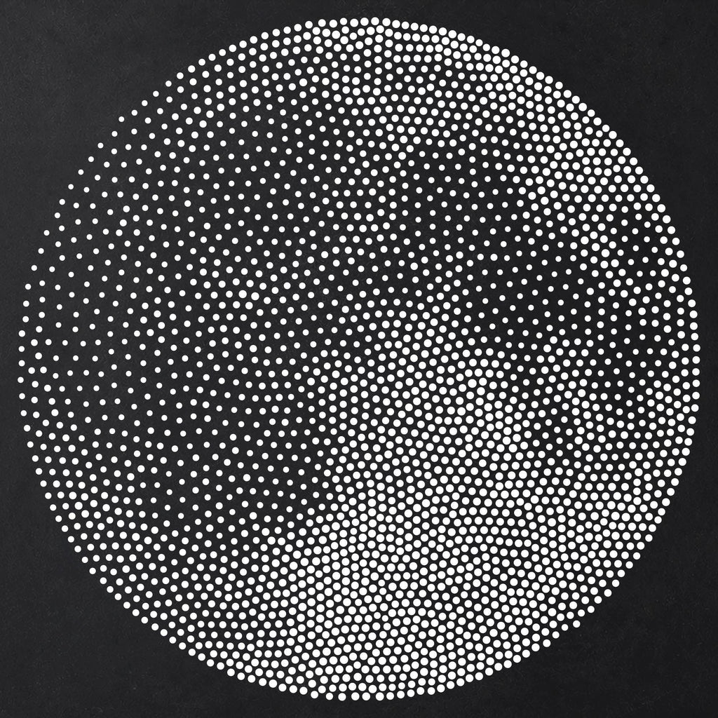 Moon Stencil | Realistic Highly Detailed DIY Mylar Wall Art, Stipple Art Crafts (Large - 300mm / 12" approx)