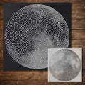 Moon Stencil reusable Mylar stencil, 300 x 300 mm