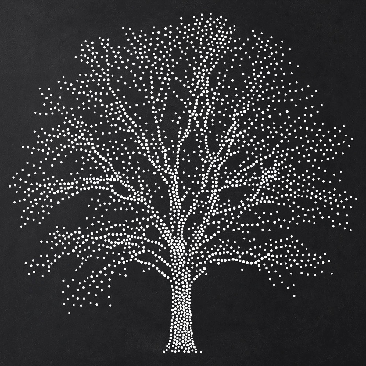 Bare Winter Tree Stencil | Realistic Highly Detailed DIY Mylar Wall Art, Stipple Art Crafts (Large - 300mm / 12" approx)