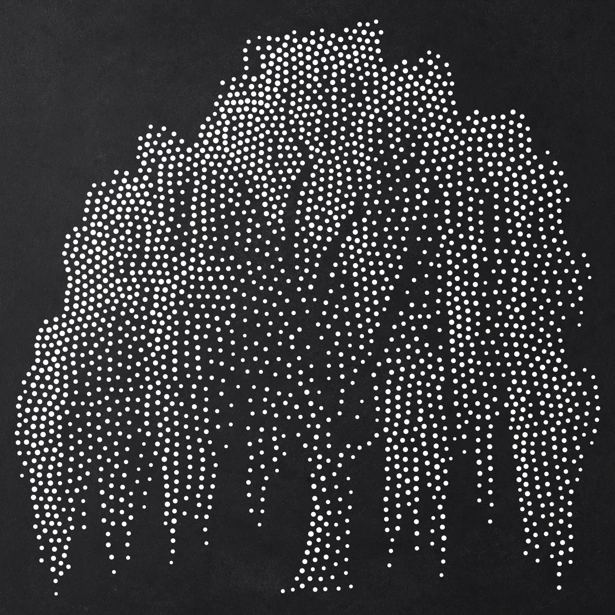 Weeping Willow Tree Stencil | Realistic Highly Detailed DIY Mylar Wall Art, Stipple Art Crafts (Large - 300mm / 12" approx)
