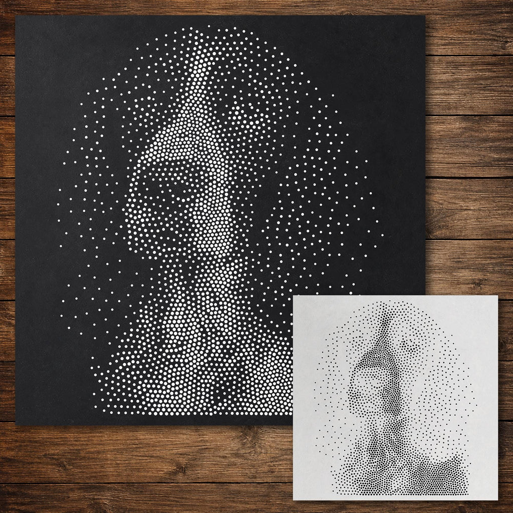 Springer Spaniel Dog Stencil reusable Mylar stencil, 300 x 300 mm
