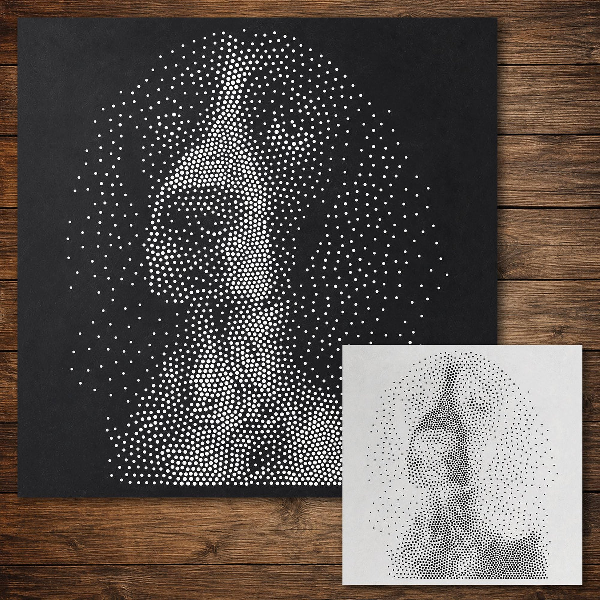 Springer Spaniel Dog Stencil reusable Mylar stencil, 300 x 300 mm