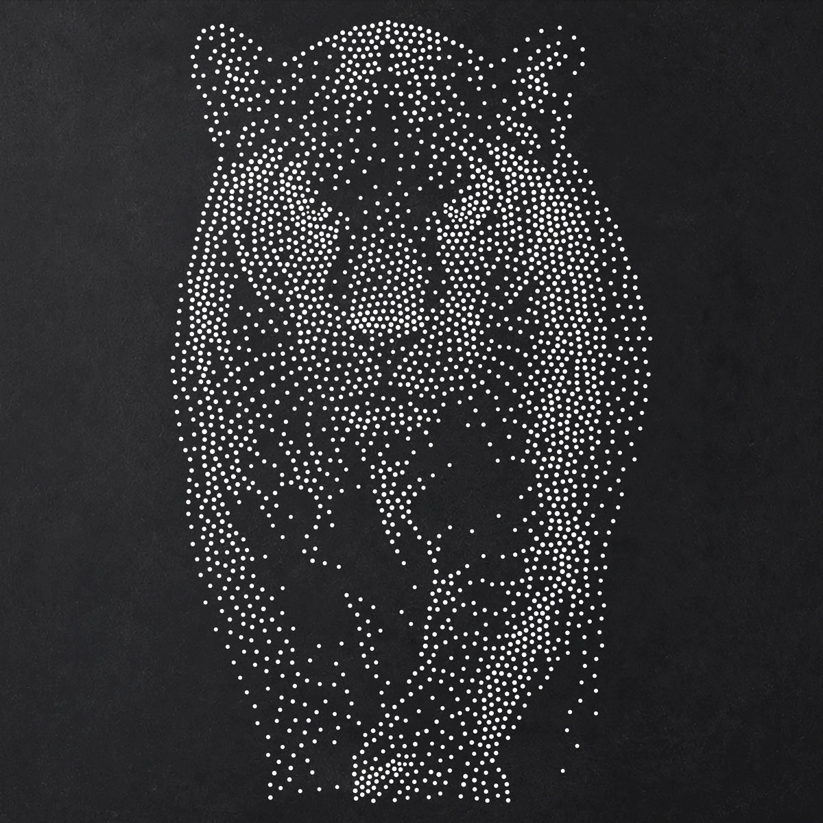 Black Panther Stencil | Realistic Mylar Stipple Wall Art, Crafts (Large - 300mm / 12" approx)