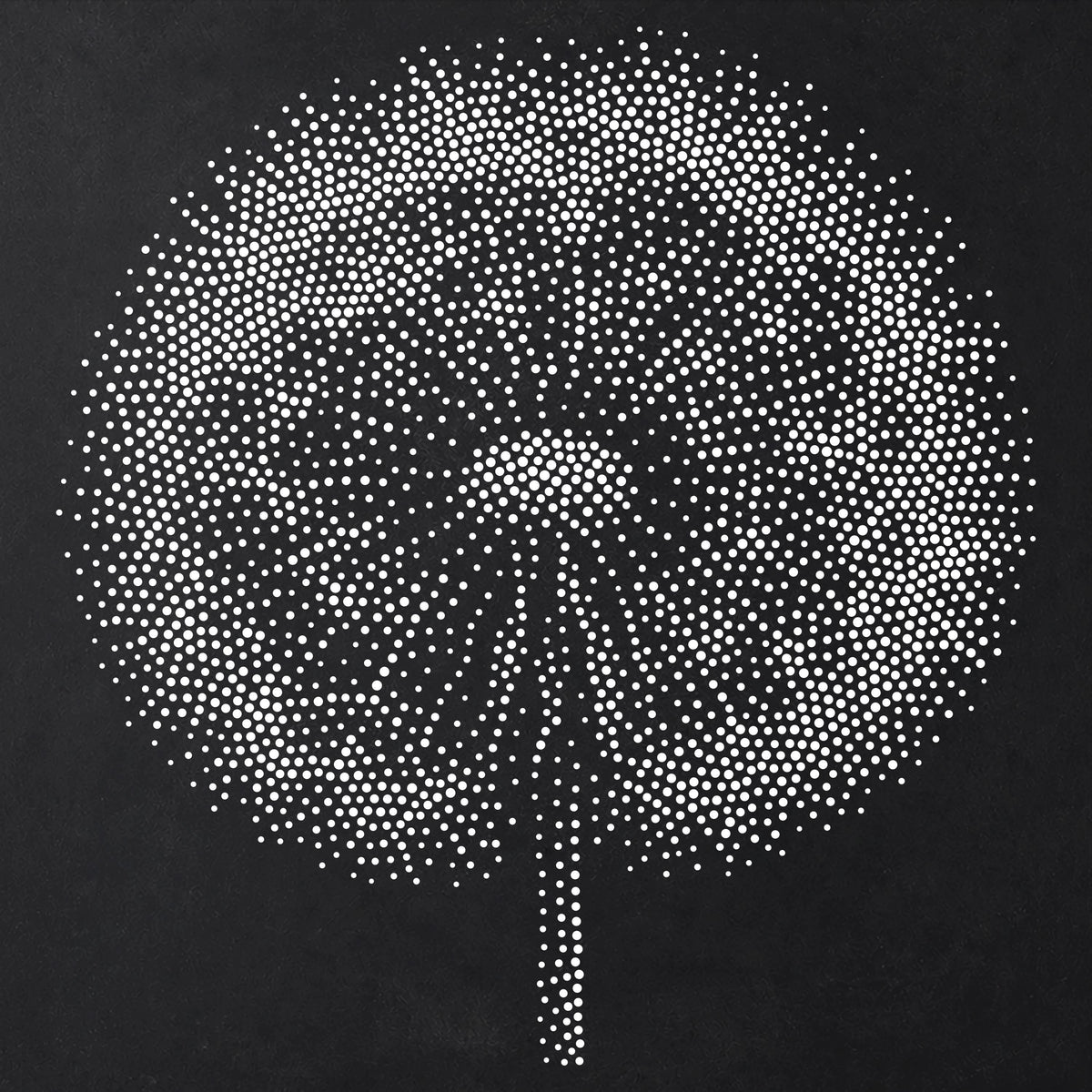 Dandelion Seed Head Stencil | Realistic Mylar Stipple Wall Art, Crafts (Large - 300mm / 12" approx)