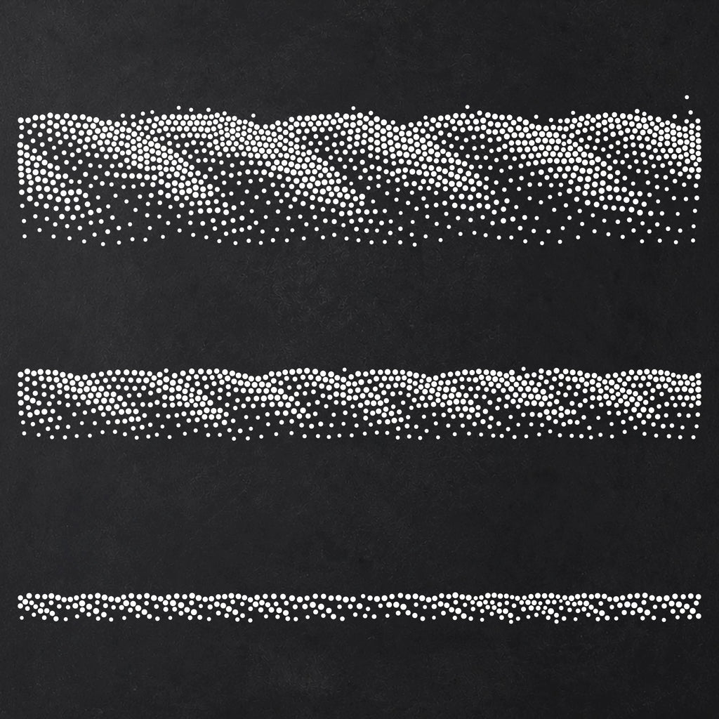 Rope Stencil | Repeating Realistic Mylar Stipple Wall Art, Crafts (Large - 300mm / 12" approx)