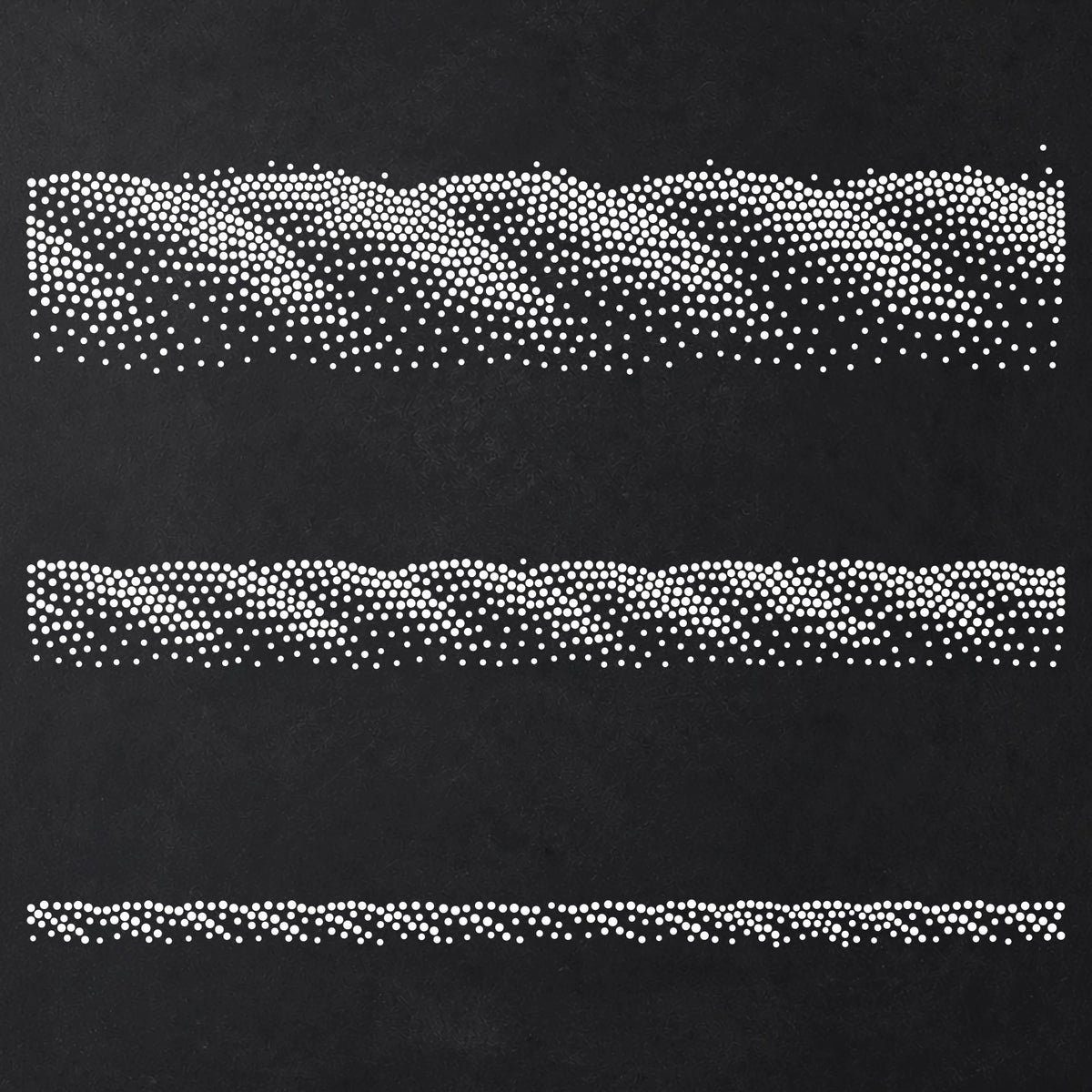 Rope Stencil | Repeating Realistic Mylar Stipple Wall Art, Crafts (Large - 300mm / 12" approx)