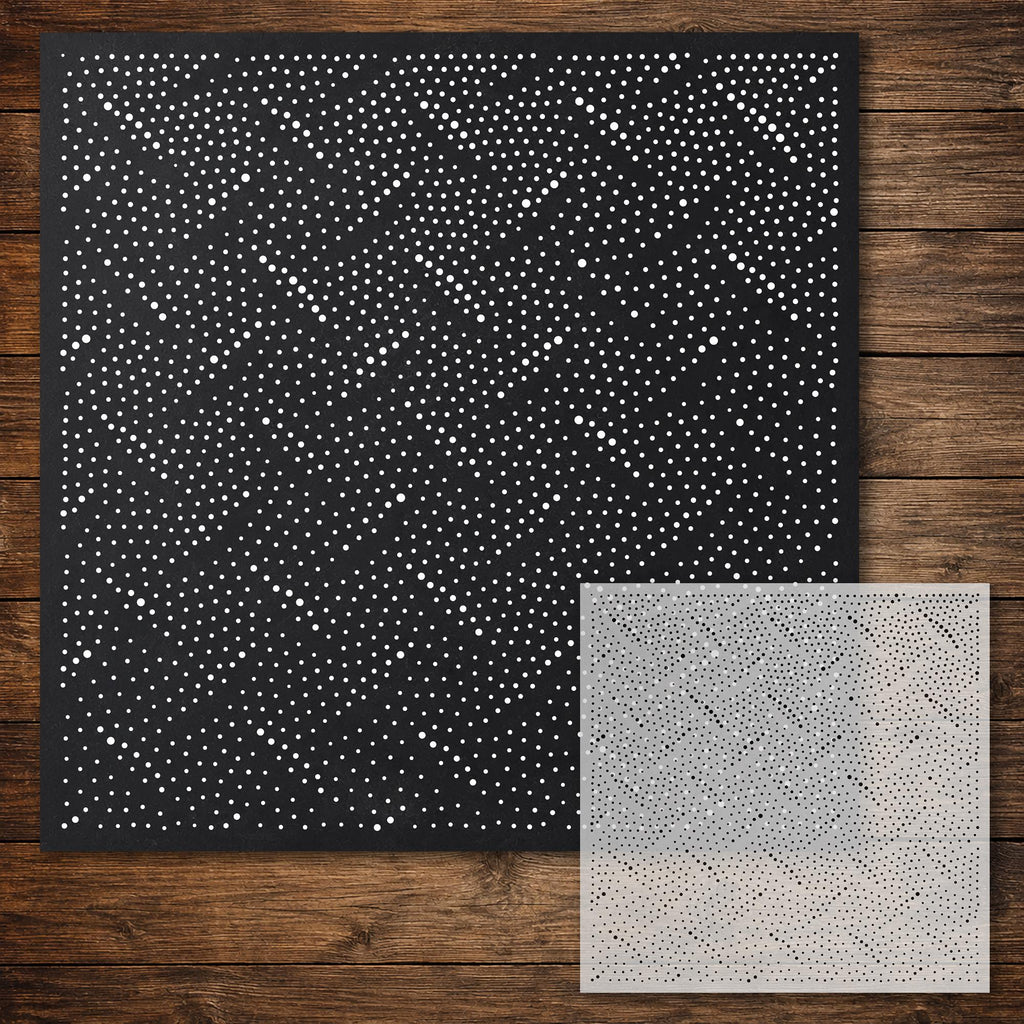 Diamond Plate Stencil reusable Mylar stencil, 300 x 300 mm