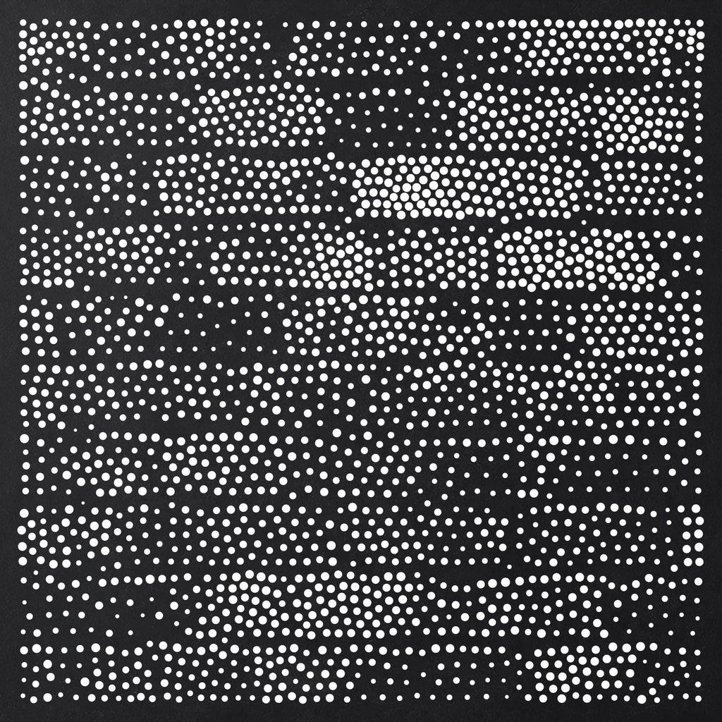 Old Brick Wall Stencil | Repeating Realistic Mylar Stipple Wall Art, Crafts (Large - 300mm / 12" approx)