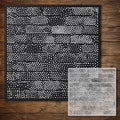 Old Brick Wall Stencil reusable Mylar stencil, 300 x 300 mm