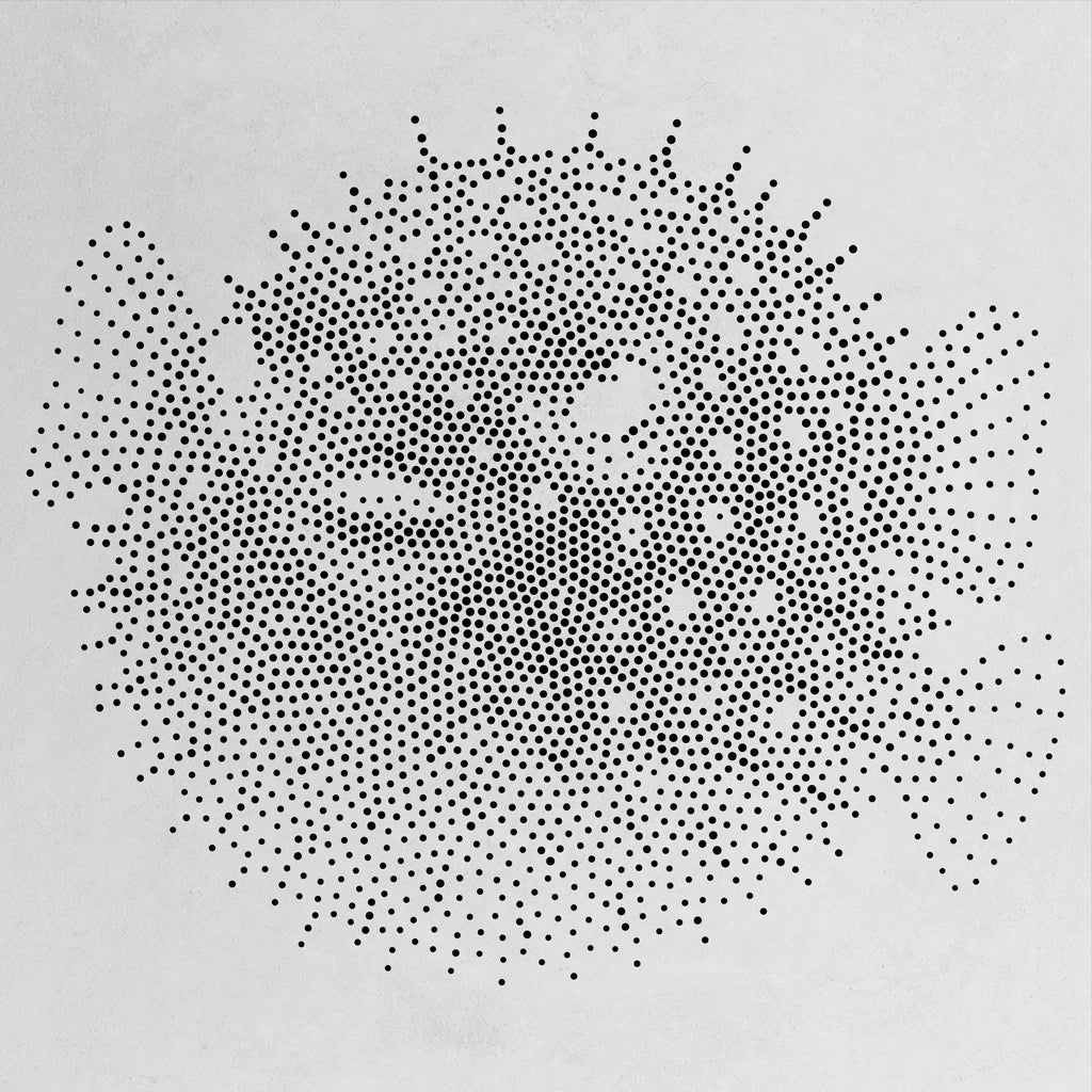 Pufferfish Fish Stencil | Realistic Mylar Stipple Wall Art, Crafts (Large - 300mm / 12" approx)
