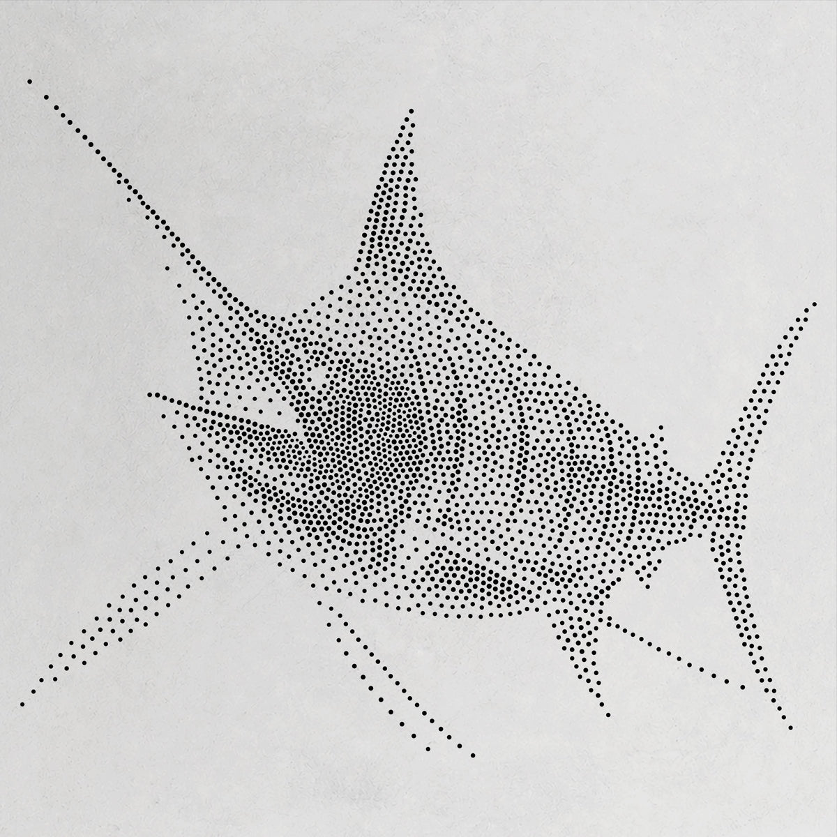Marlin Fish Stencil | Realistic Mylar Stipple Wall Art, Crafts (Large - 300mm / 12" approx)