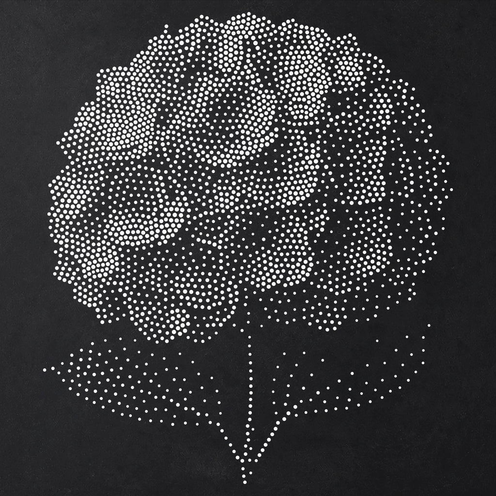 Hydrangea Flower Stencil | Realistic Mylar Stipple Wall Art, Crafts (Large - 300mm / 12" approx)