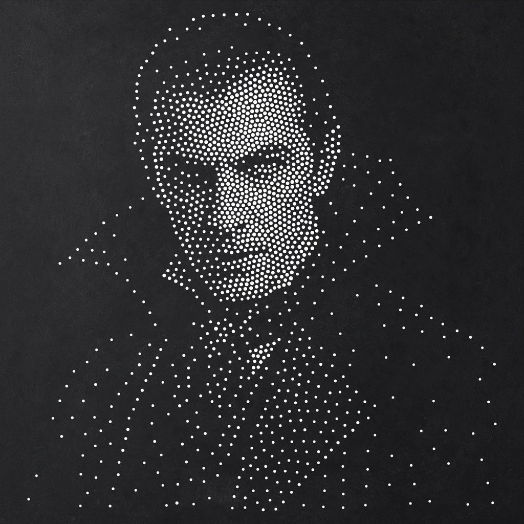 Vampire Count Dracula Halloween Stencil | Realistic Mylar Stipple Wall Art, Crafts (Large - 300mm / 12" approx)