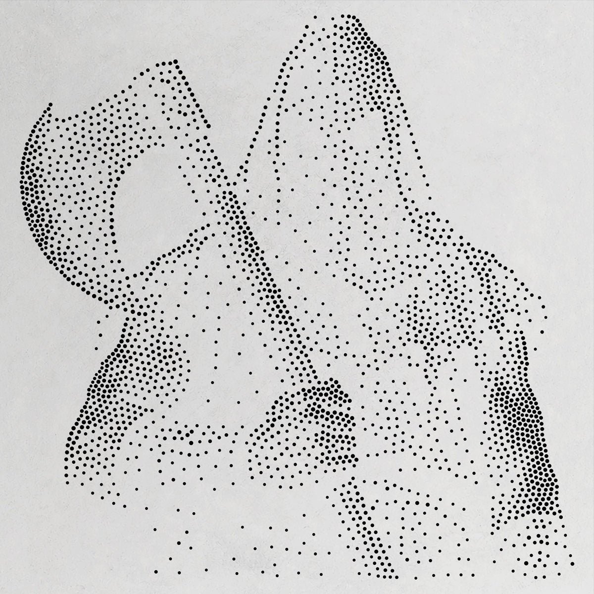 Hooded Executioner Halloween Stencil | Realistic Horror Mylar Stipple Wall Art, Crafts (Large - 300mm / 12" approx)