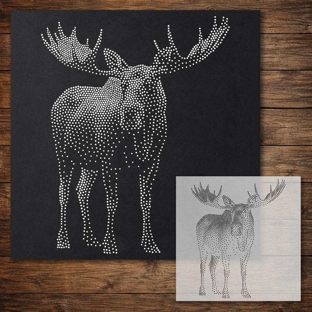 Moose Stencil reusable Mylar stencil, 300 x 300 mm