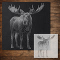 Moose Stencil reusable Mylar stencil, 300 x 300 mm