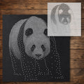 Panda Stencil reusable Mylar stencil, 300 x 300 mm