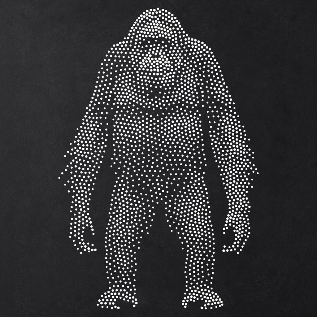 Orangutan Stencil | Realistic Mylar Stipple Wall Art, Crafts (Large - 300mm / 12" approx)