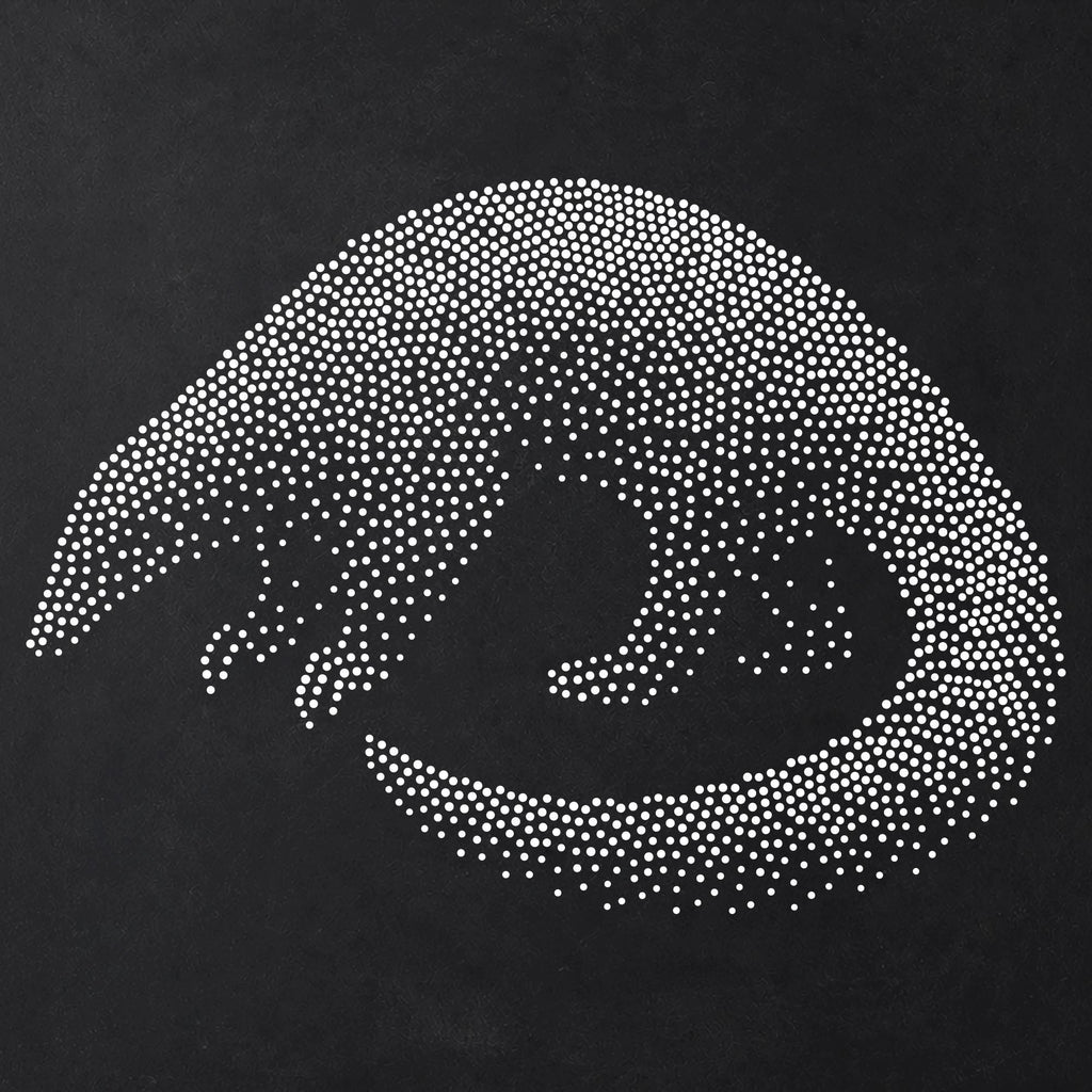 Pangolin Stencil | Realistic Mylar Stipple Wall Art, Crafts (Large - 300mm / 12" approx)