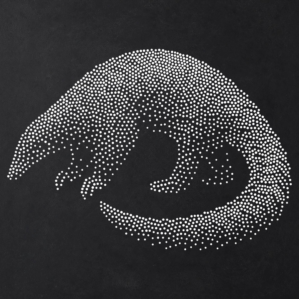 Pangolin Stencil | Realistic Mylar Stipple Wall Art, Crafts (Large - 300mm / 12" approx)