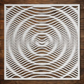 Geometric Pattern Stencil #16 reusable Mylar stencil, 300 x 300 mm