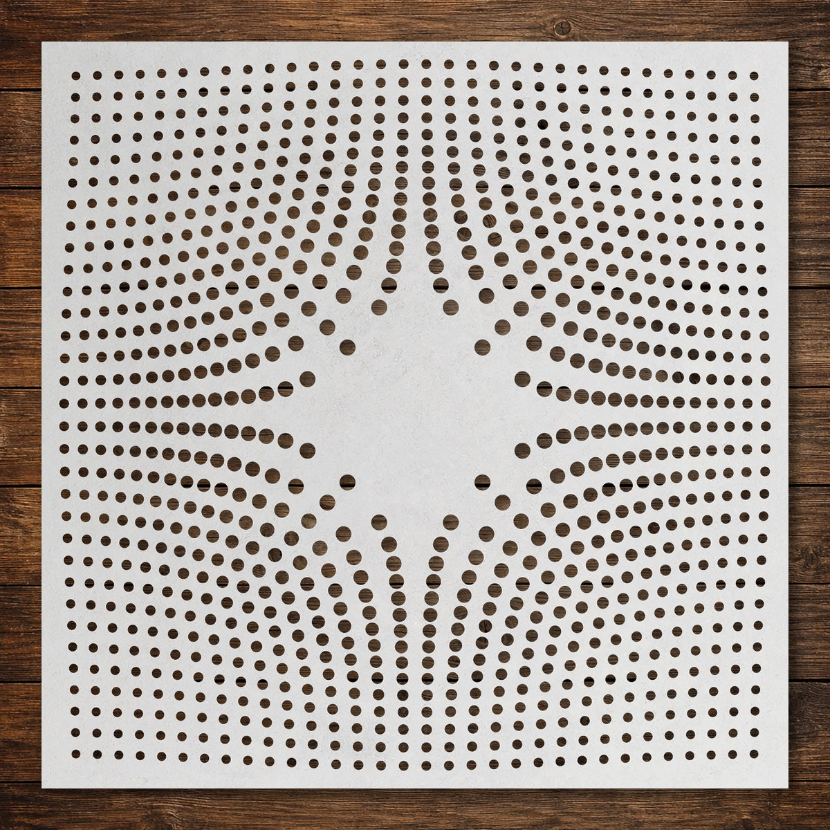 Geometric Pattern Stencil #18 reusable Mylar stencil, 300 x 300 mm