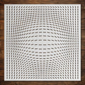 Geometric Pattern Stencil #20 reusable Mylar stencil, 300 x 300 mm