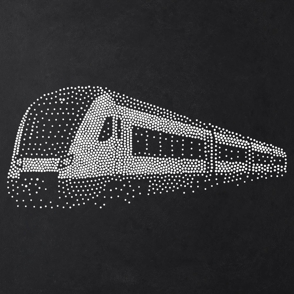 Passenger Train Stencil | Realistic Mylar Stipple Wall Art, Crafts (Large - 300mm / 12" approx)