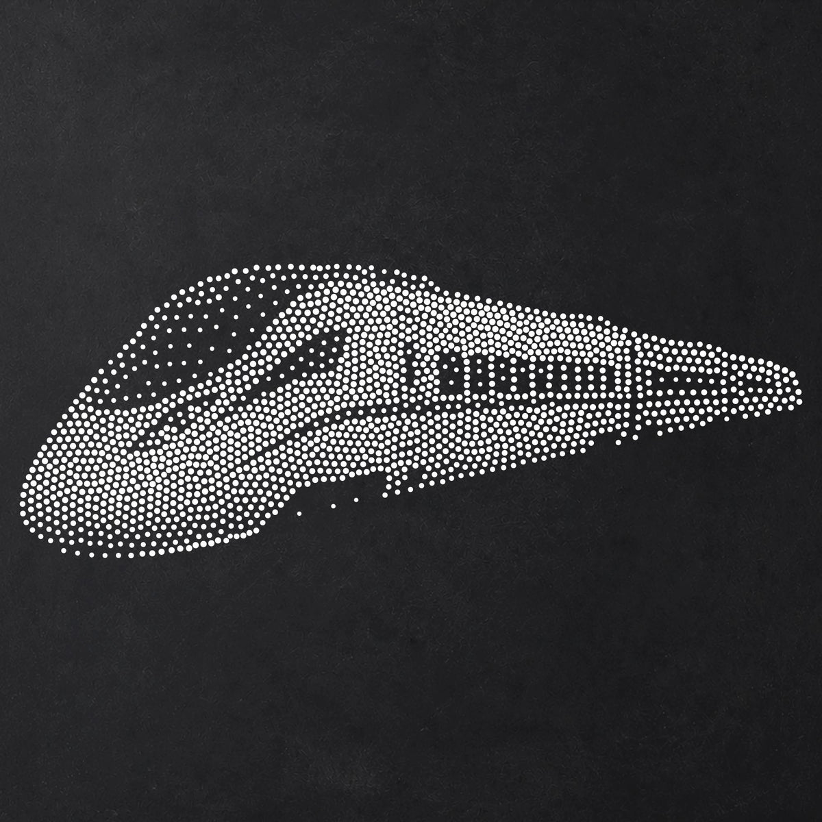 Bullet Train Stencil | Realistic Mylar Stipple Wall Art, Crafts (Large - 300mm / 12" approx)
