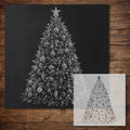 Christmas Tree Stencil reusable Mylar stencil, 300 x 300 mm
