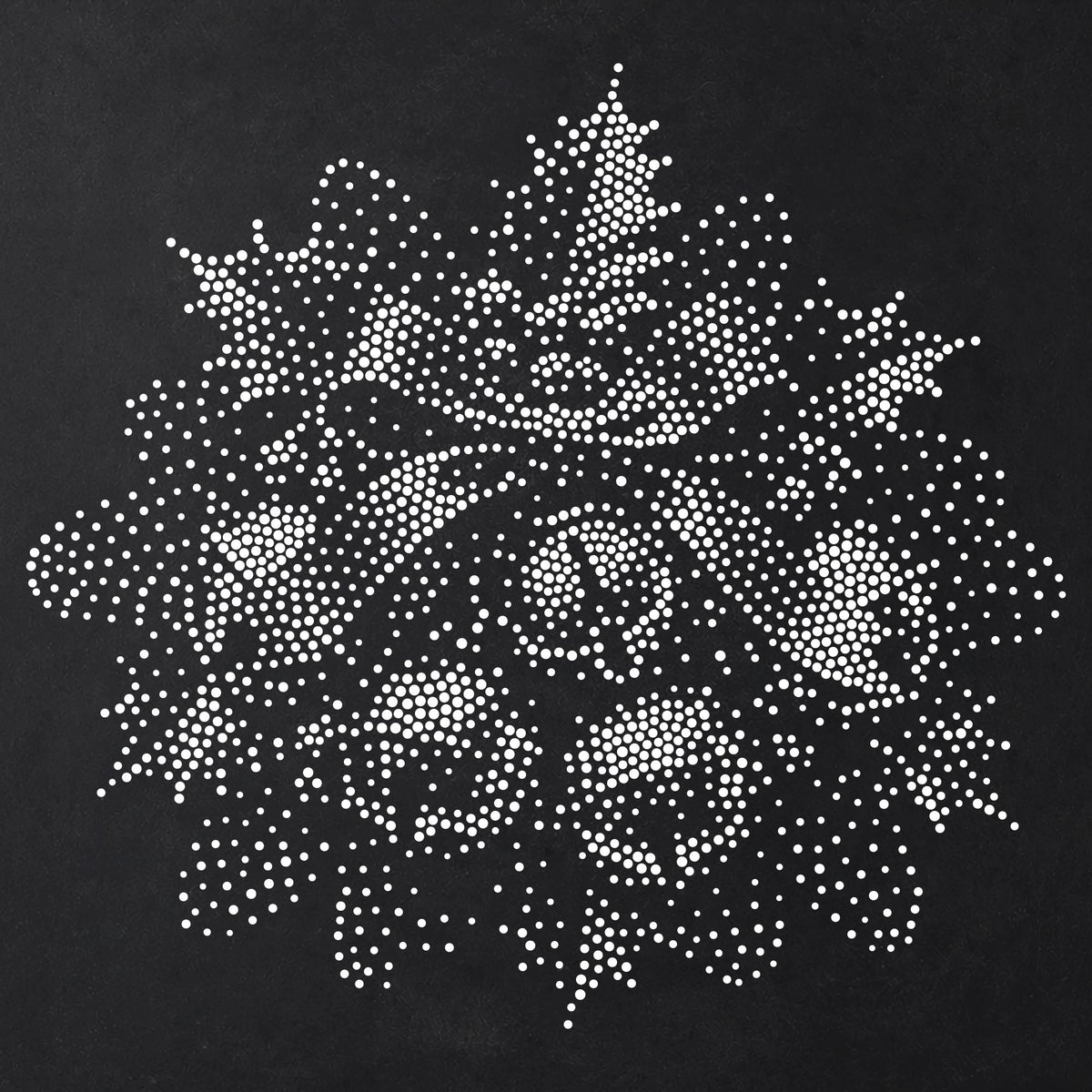 Christmas Bell Holiday Stencil | Realistic Christmas Mylar Stipple Wall Art, Crafts (Large - 300mm / 12" approx)