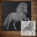 Pony Stencil reusable Mylar stencil, 300 x 300 mm
